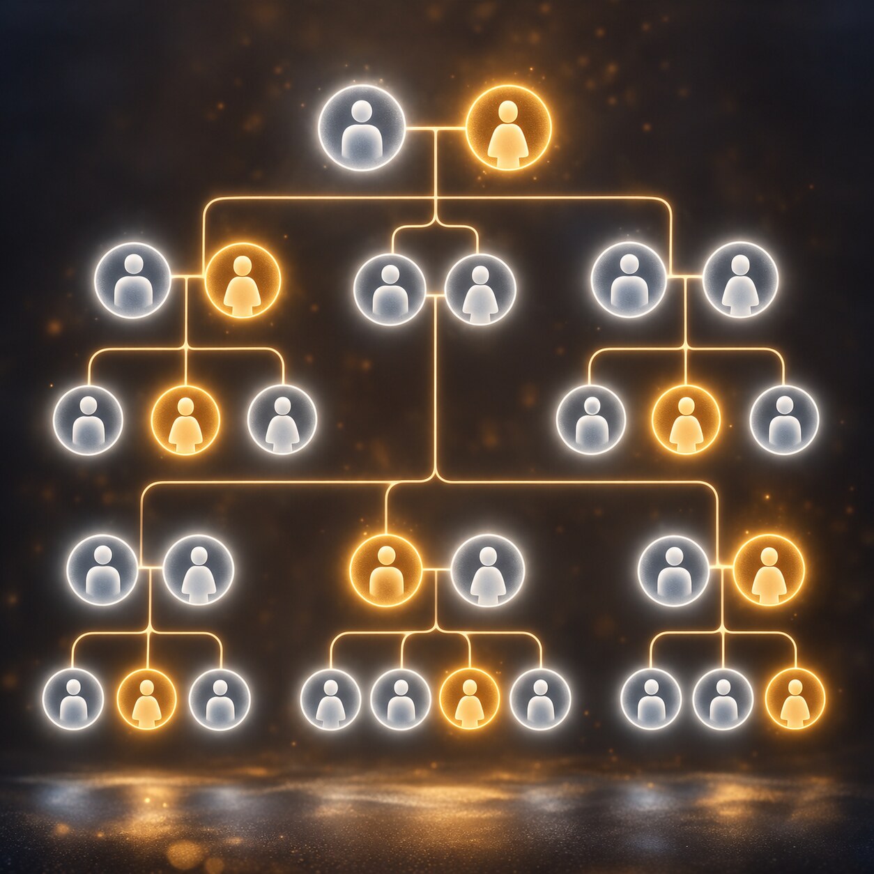 Family pedigree chart illustrating how a balanced translocation can pass through multiple generations before producing an unbalanced outcome