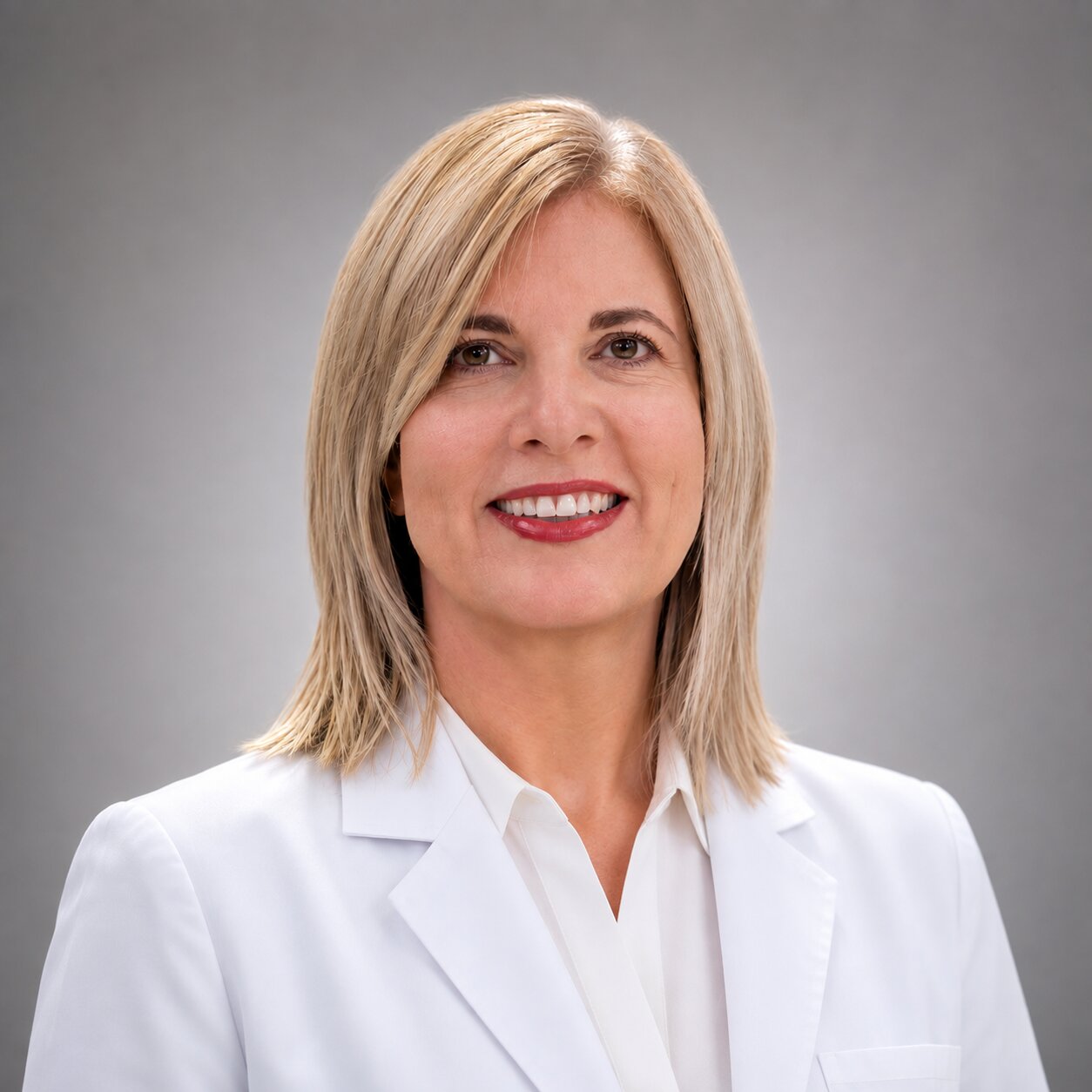 Portrait of María Mercedes Meléndez Balderrama, QBP, clinical laboratory scientist and hematology diagnostics specialist
